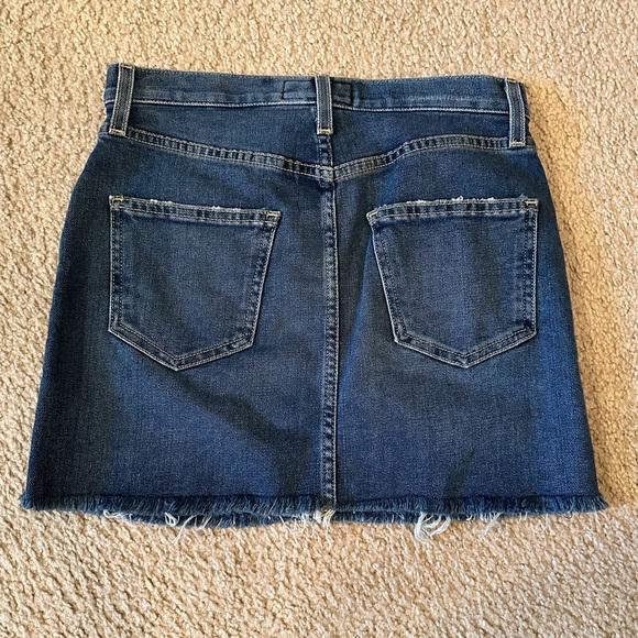 Current/Elliott Reese Mini cut-off skirt - Picture 8 of 9